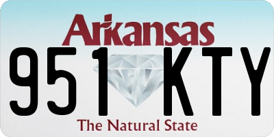 AR license plate 951KTY