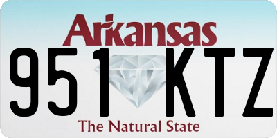 AR license plate 951KTZ