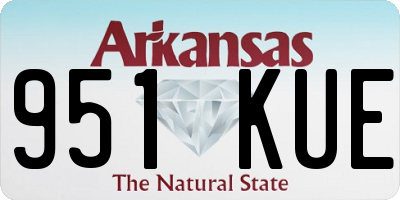 AR license plate 951KUE