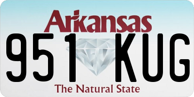 AR license plate 951KUG