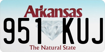 AR license plate 951KUJ
