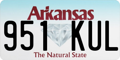 AR license plate 951KUL