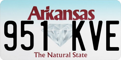 AR license plate 951KVE