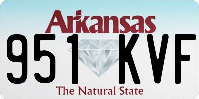 AR license plate 951KVF