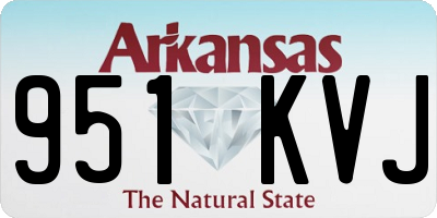 AR license plate 951KVJ