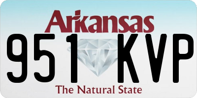 AR license plate 951KVP