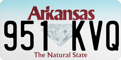 AR license plate 951KVQ