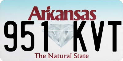 AR license plate 951KVT