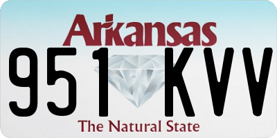 AR license plate 951KVV
