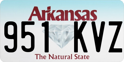 AR license plate 951KVZ