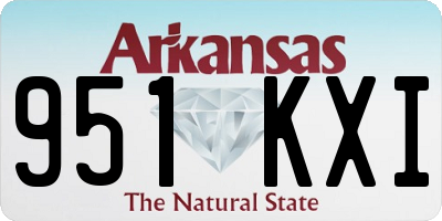 AR license plate 951KXI