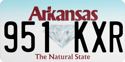 AR license plate 951KXR