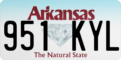 AR license plate 951KYL