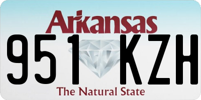 AR license plate 951KZH