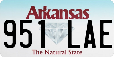AR license plate 951LAE
