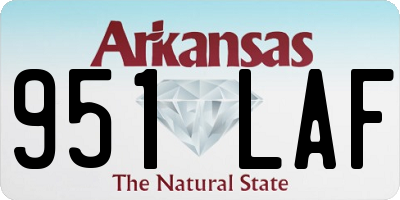 AR license plate 951LAF