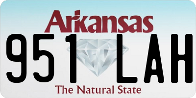 AR license plate 951LAH
