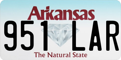 AR license plate 951LAR