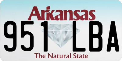 AR license plate 951LBA