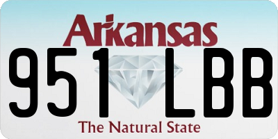 AR license plate 951LBB