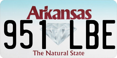 AR license plate 951LBE