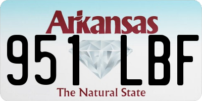 AR license plate 951LBF
