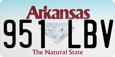 AR license plate 951LBV