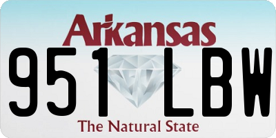 AR license plate 951LBW
