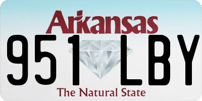 AR license plate 951LBY