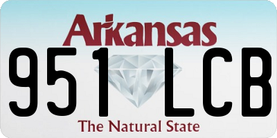 AR license plate 951LCB
