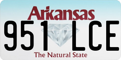 AR license plate 951LCE