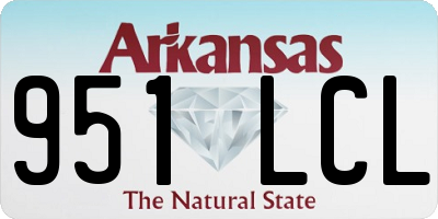 AR license plate 951LCL