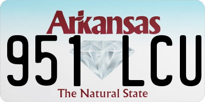 AR license plate 951LCU