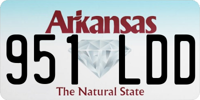 AR license plate 951LDD