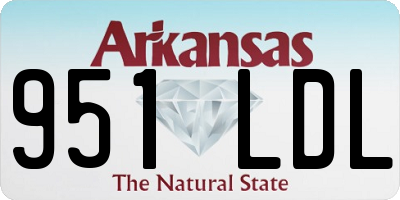 AR license plate 951LDL