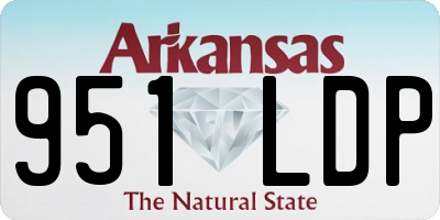 AR license plate 951LDP