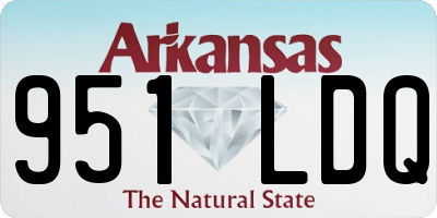 AR license plate 951LDQ