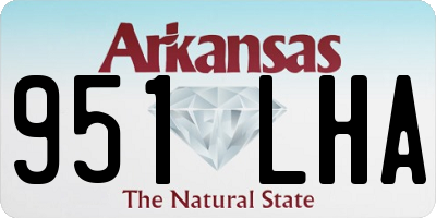 AR license plate 951LHA