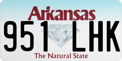 AR license plate 951LHK