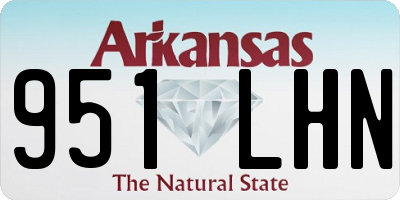 AR license plate 951LHN