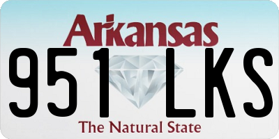 AR license plate 951LKS