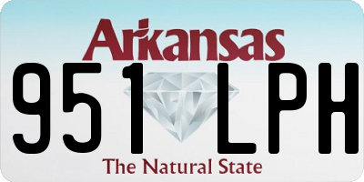 AR license plate 951LPH