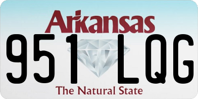 AR license plate 951LQG