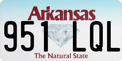 AR license plate 951LQL