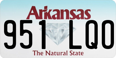 AR license plate 951LQO