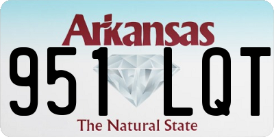 AR license plate 951LQT