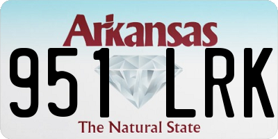 AR license plate 951LRK