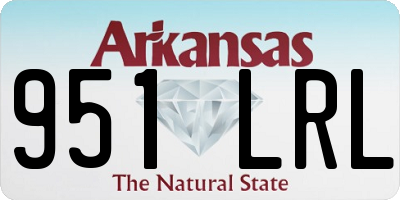 AR license plate 951LRL