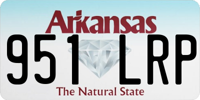 AR license plate 951LRP