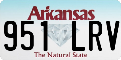 AR license plate 951LRV